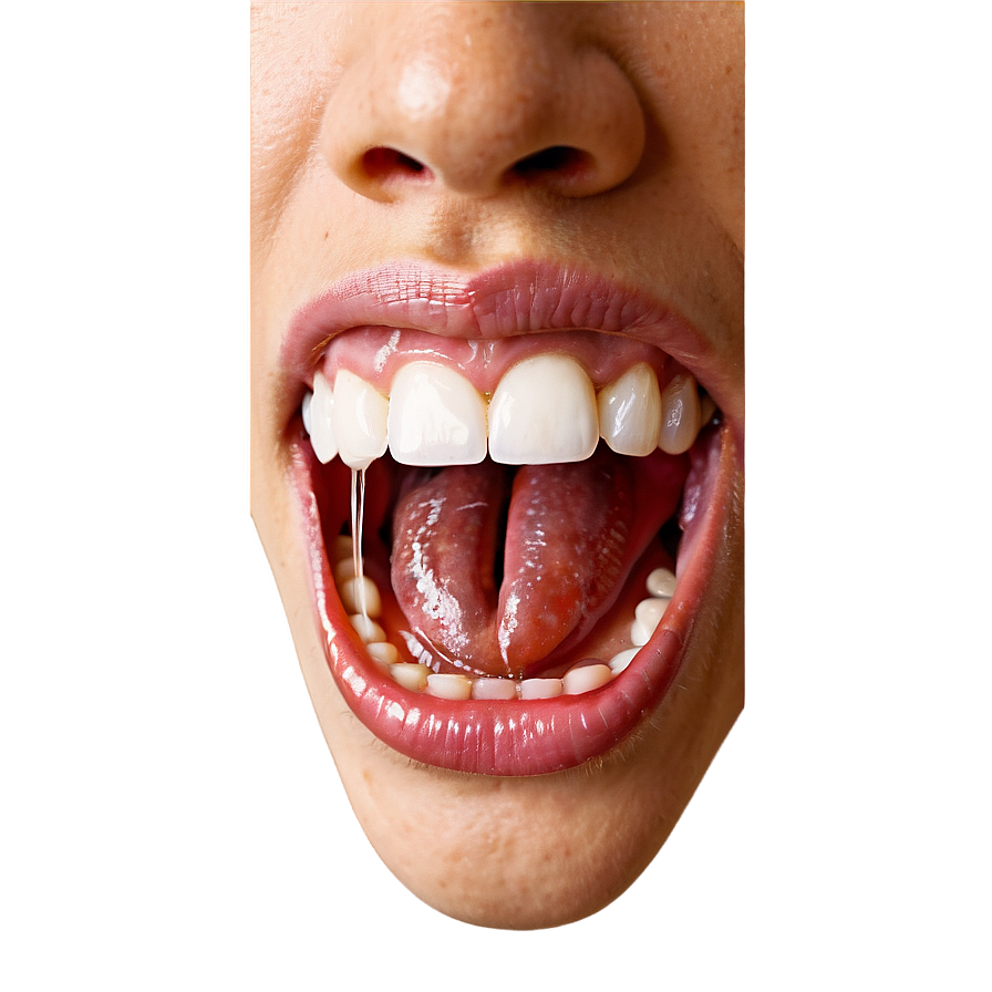 Mouth With Tongue Png Stl45
