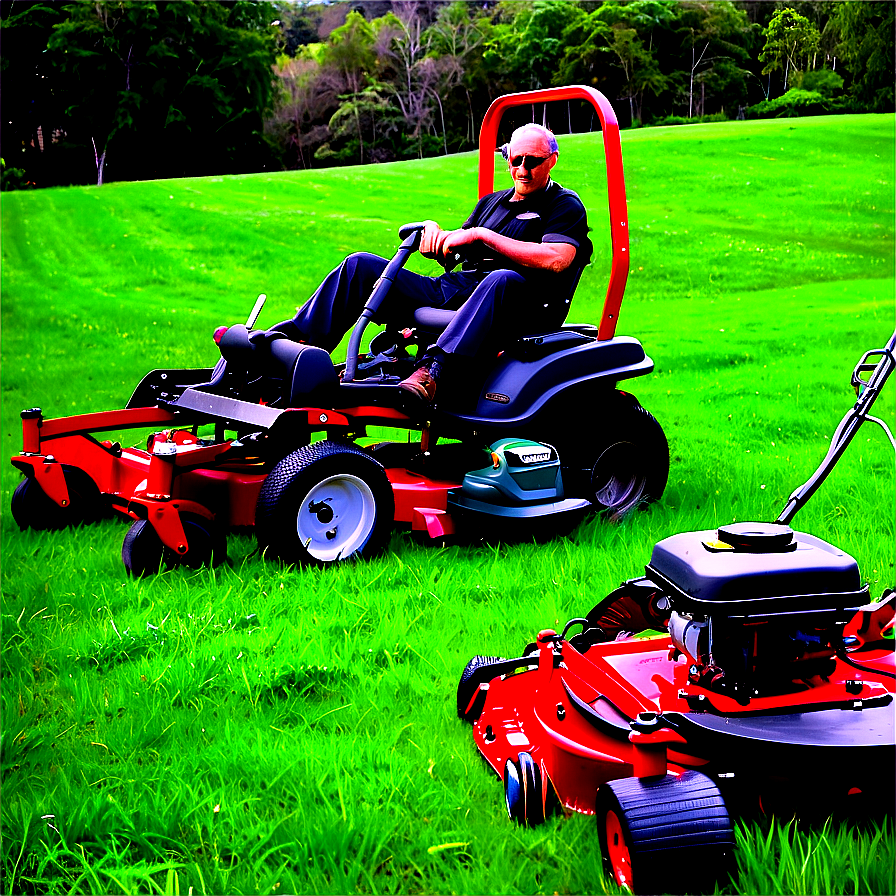 Mowing On Slopes Safely Png Nxc4