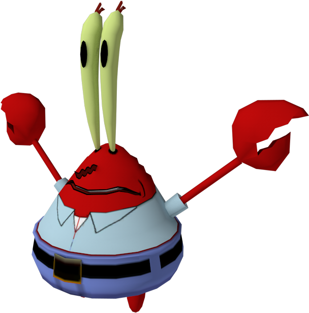 Mr Krabs3 D Model