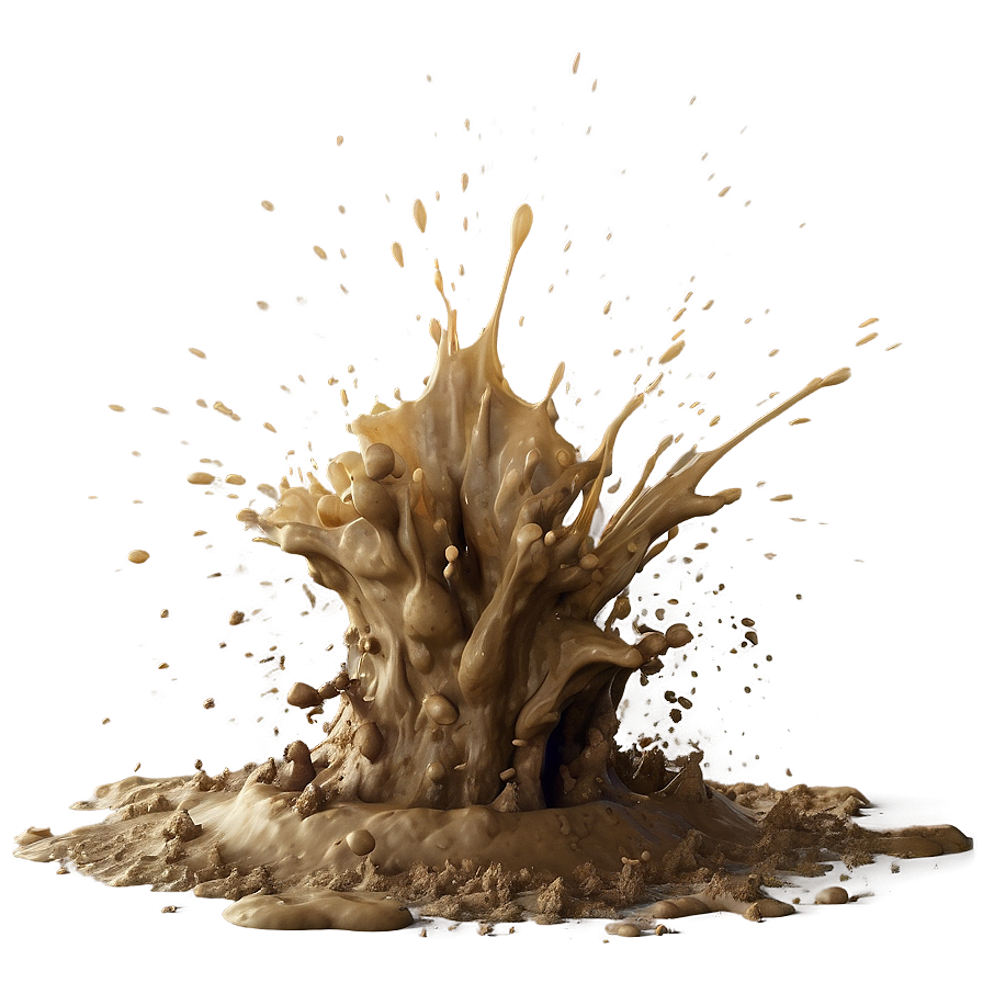 Mud Splatter Explosion Effect Png 76