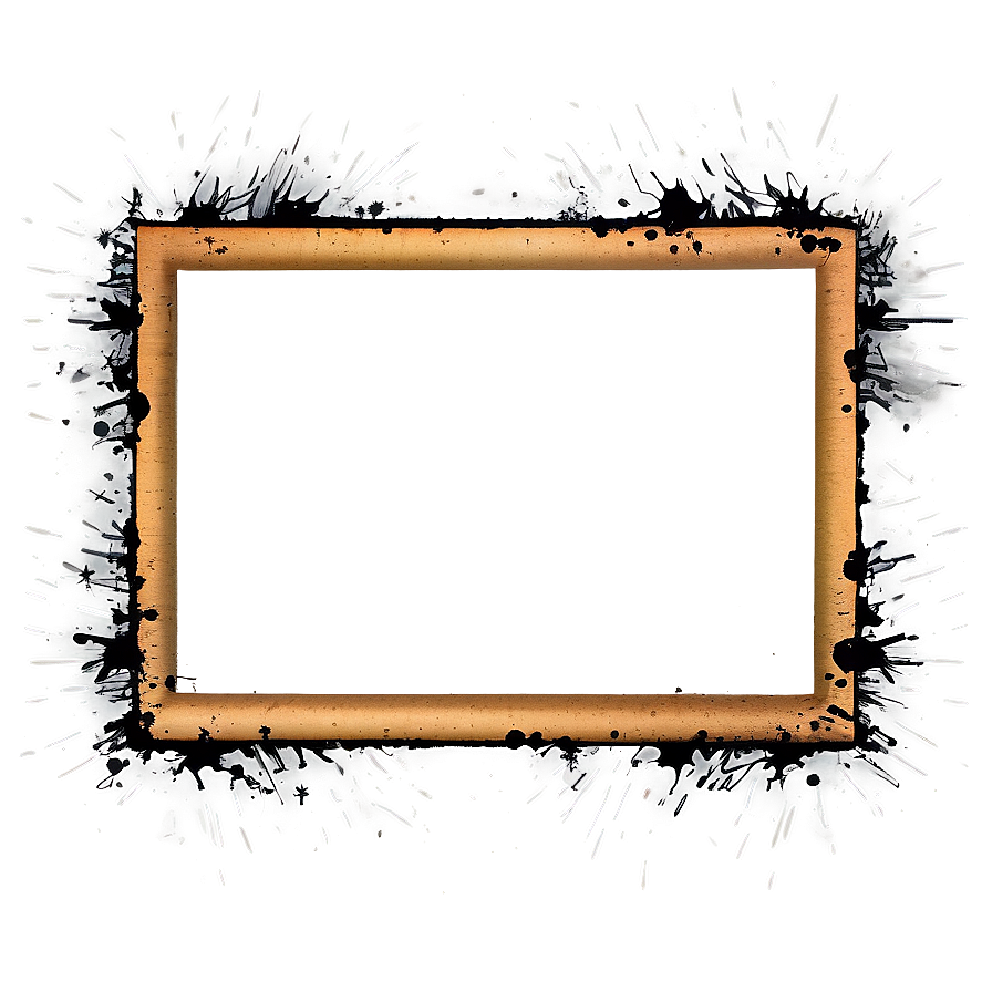 Mud Splatter Frame Border Png 51