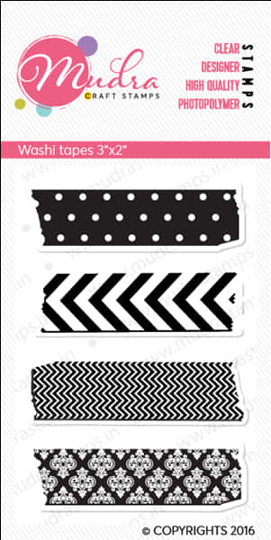 Mudra Craft Stamps Washi Tape Designs2016