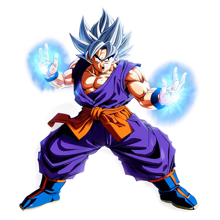 Mui Goku With Silver Aura Png 06122024