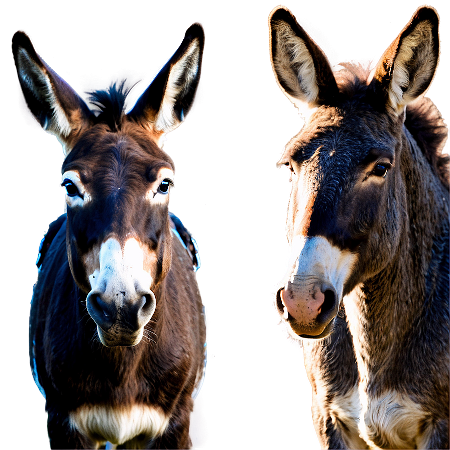 Mule And Donkey Comparison Png 38