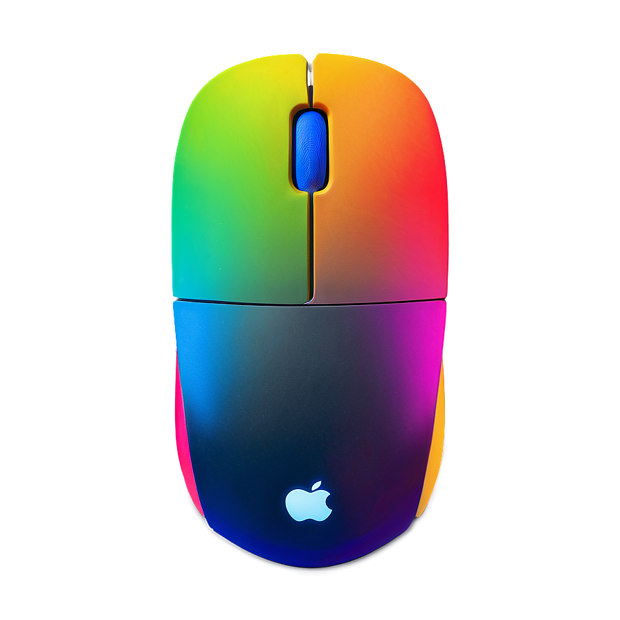 Multi-color Mac Mouse Png Rpa