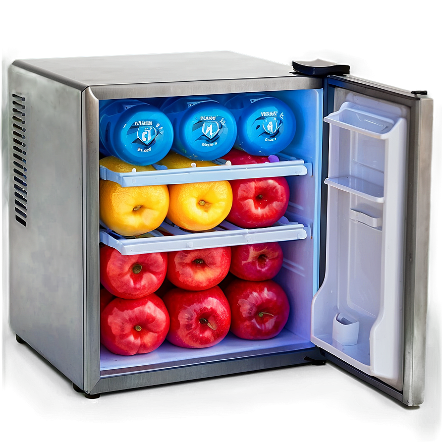 Multi-color Mini Fridge Png 1