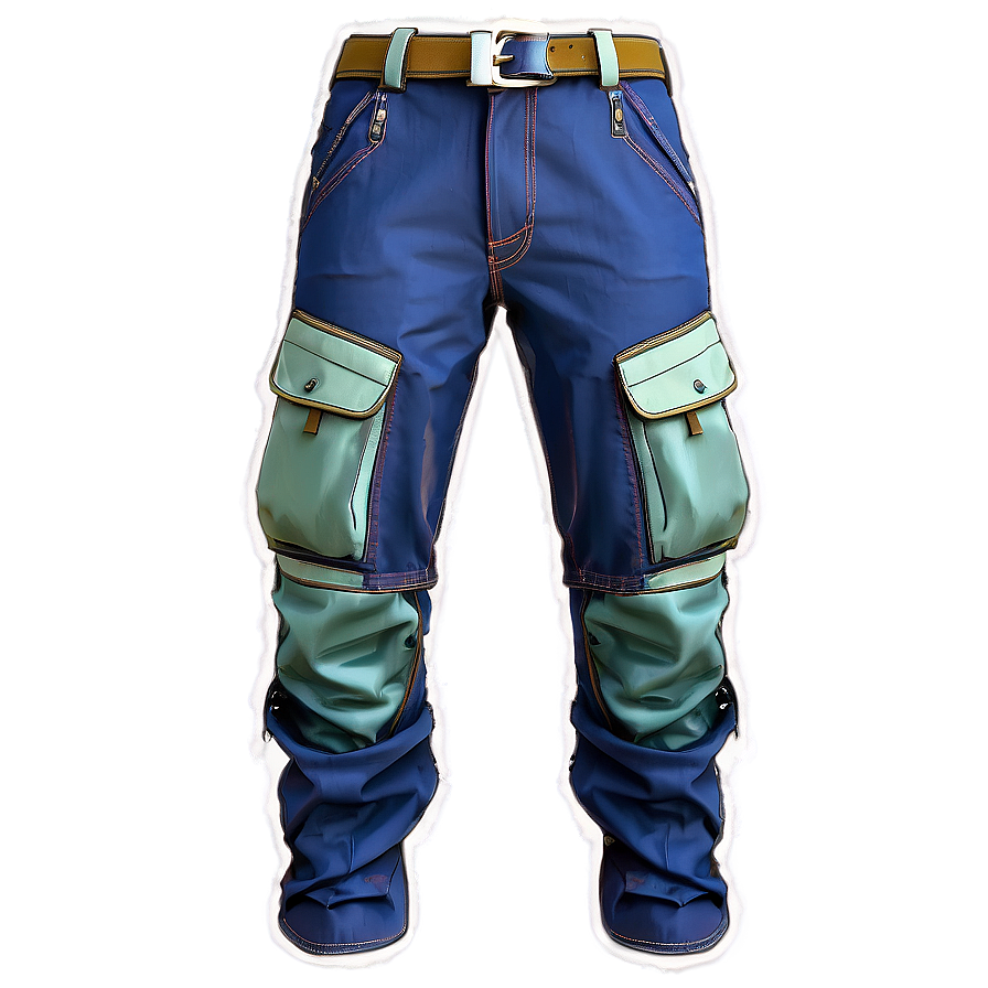 Multi Pocket Cargo Pants Png 8