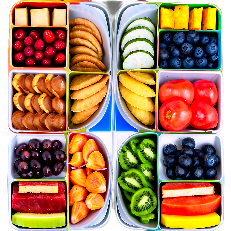 Multi-sectional Snack Trays Png 06202024