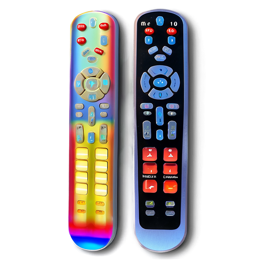 Multicolor Tv Remote Options Png 42