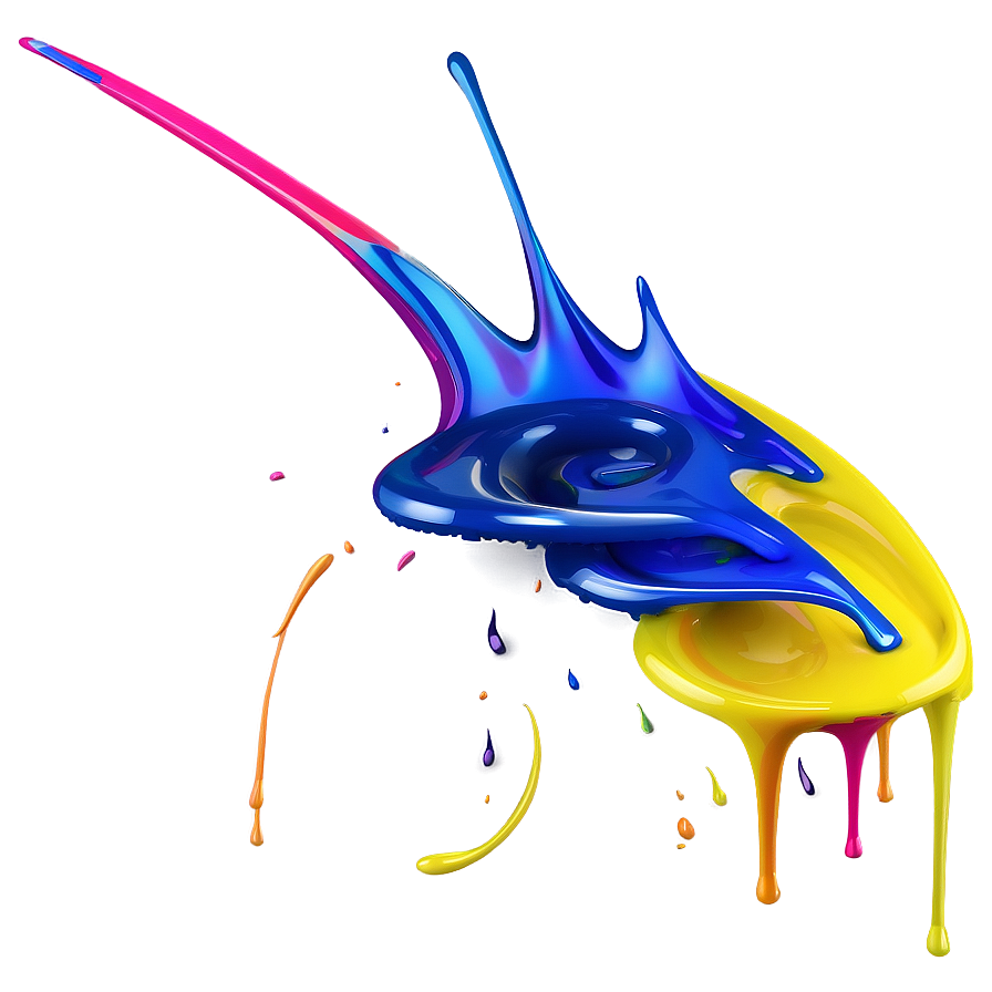 Multicolored Paint Splash Png Ryu