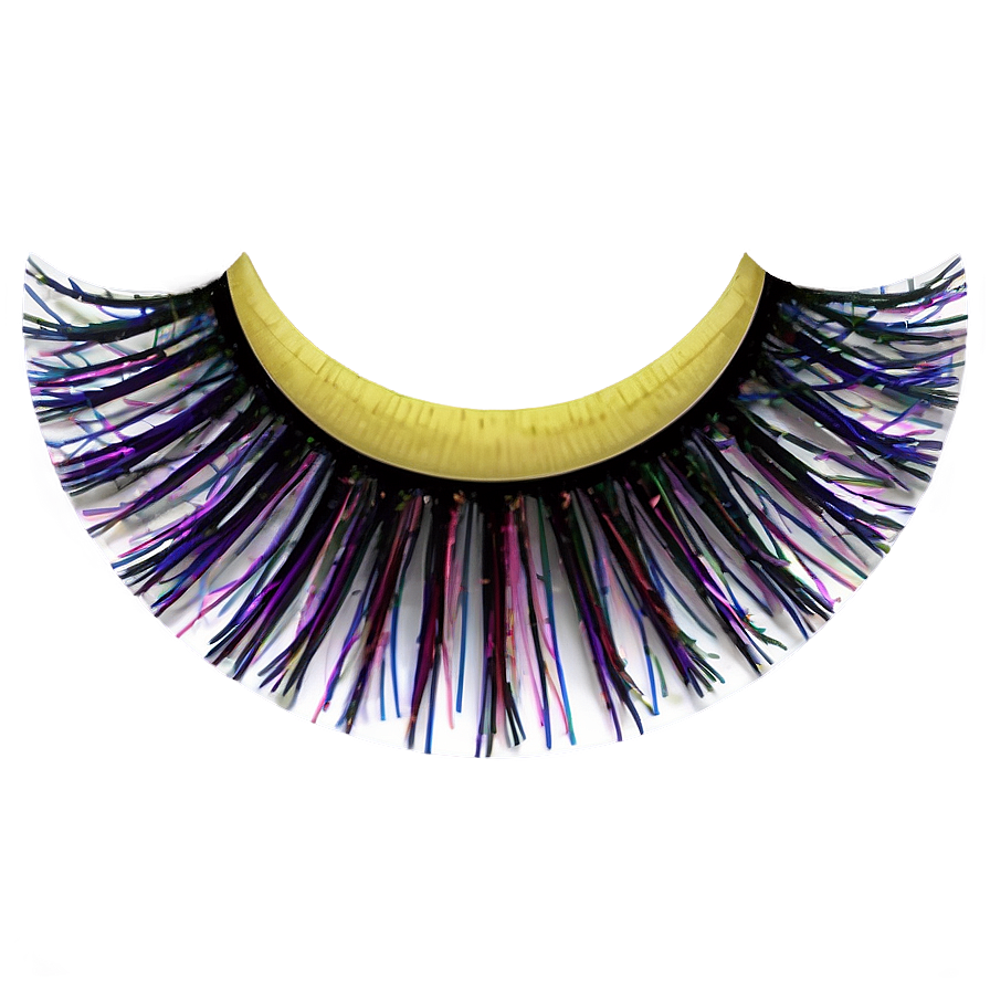 Multicolored Party Lashes Png 69