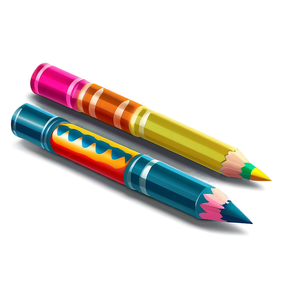 Multifunctional Crayons Png 15