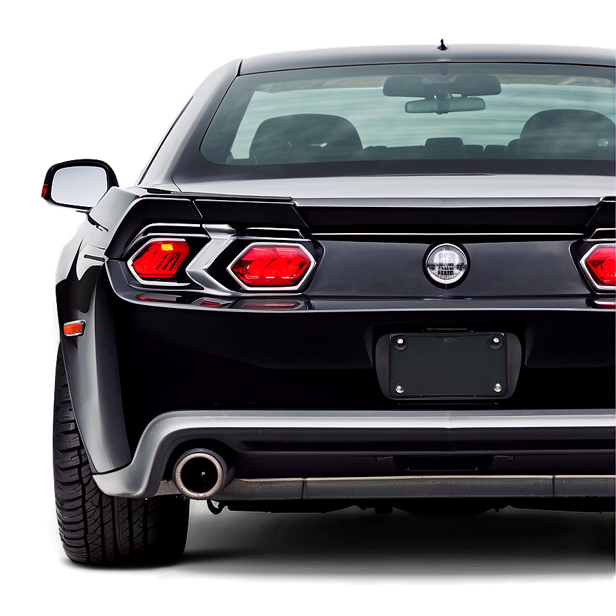 Muscle Black Car Png 06262024