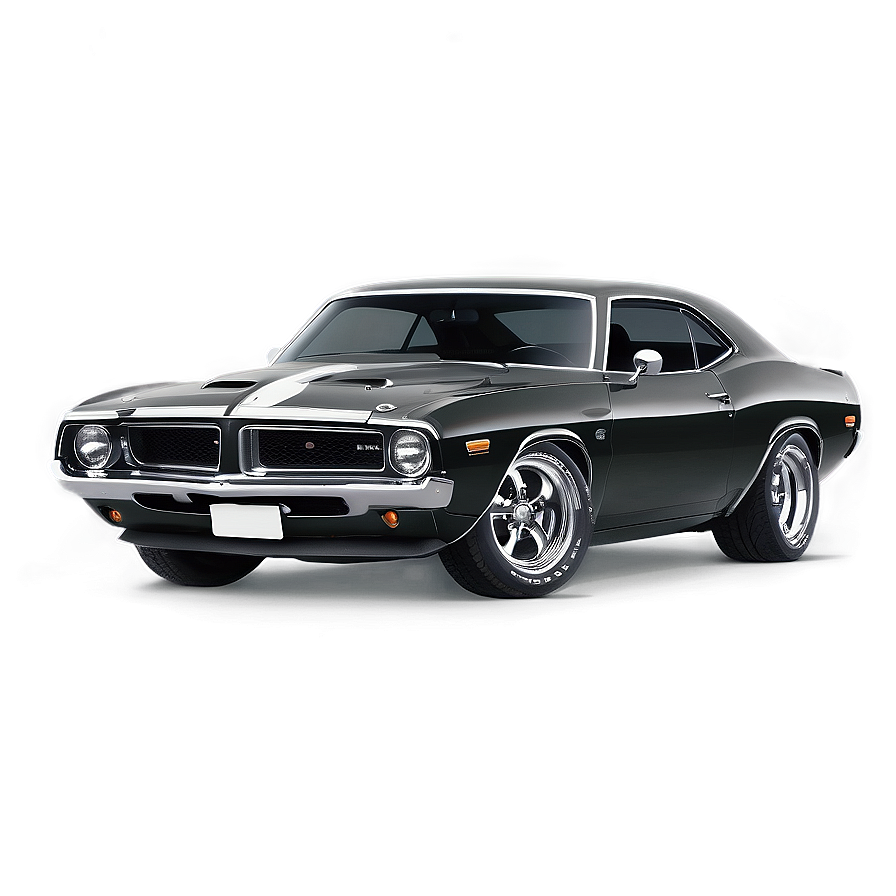 Muscle Black Car Png Ars62