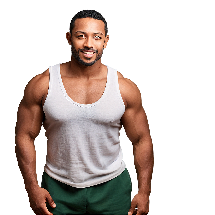 Muscle Man In Tank Top Png 66