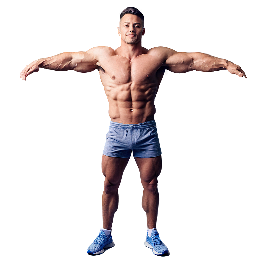 Muscle Man Pose Png Jyq37