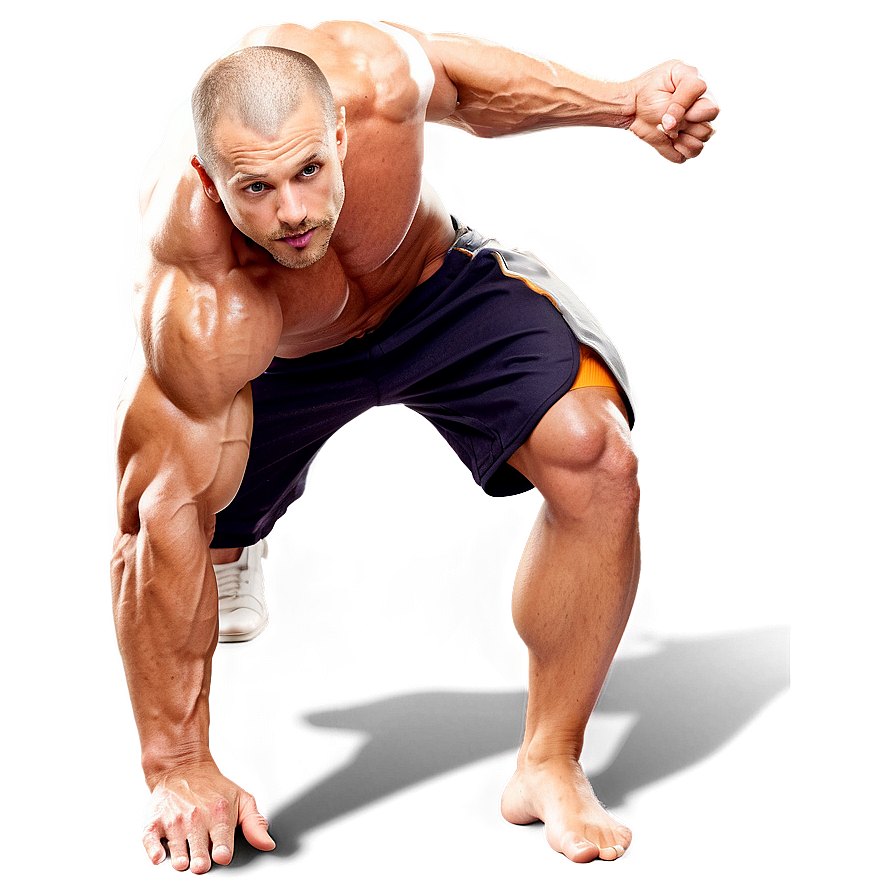 Muscle Man Training Png 27