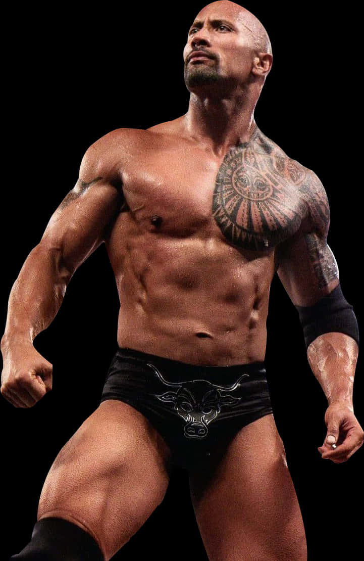 Muscled_ Performer_ With_ Tattoo