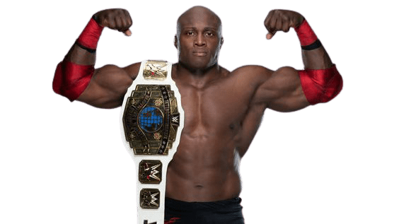 Muscled_ Wrestler_ With_ Championship_ Belt