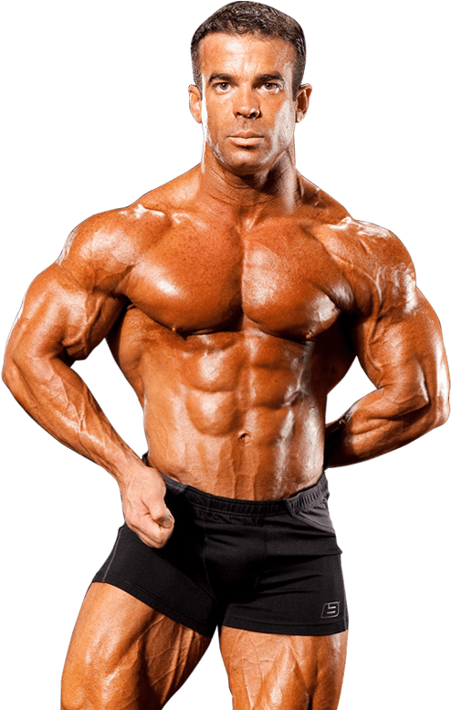 Muscular Bodybuilder Pose