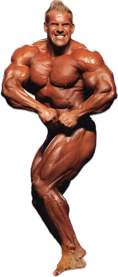 Muscular Bodybuilder Pose