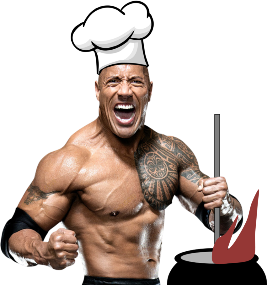 Muscular Chef Cartoon Character