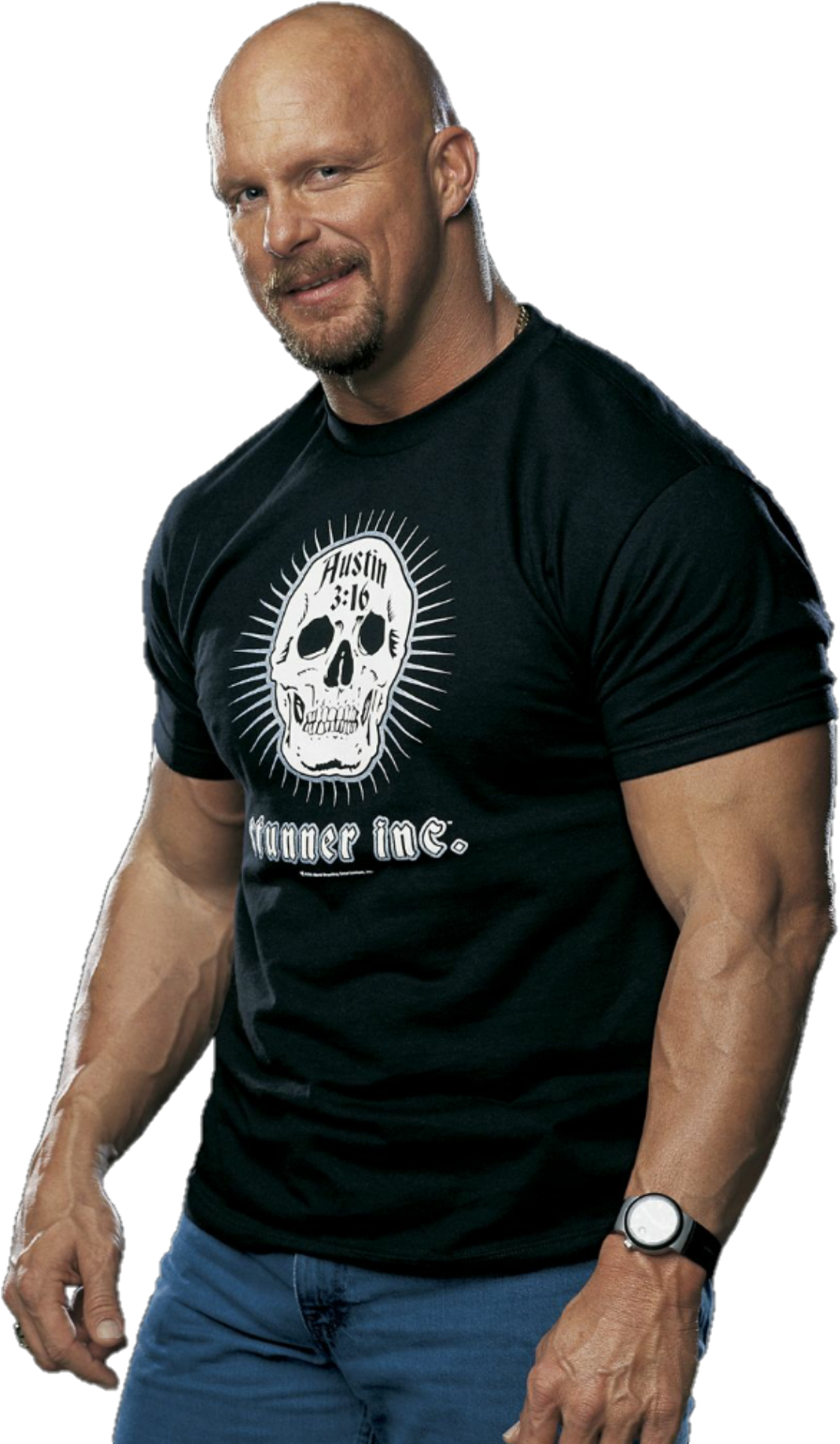 Muscular Manin Black Shirt