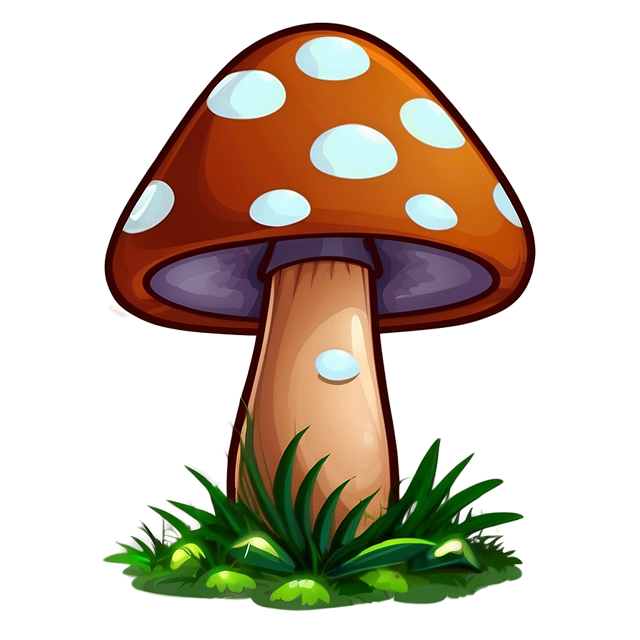 Mushroom Cartoon Pattern Png Swe