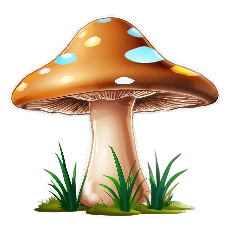 Mushroom Cartoon Set Png 8