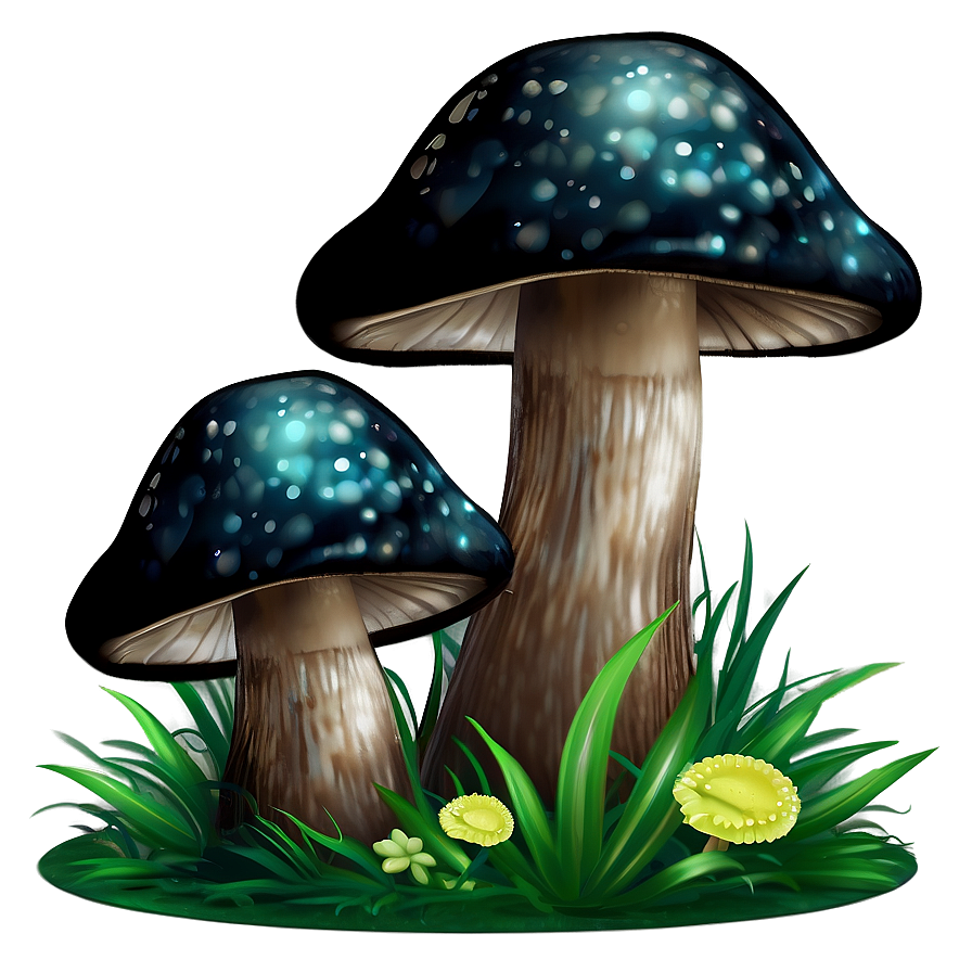 Mushroom Cartoon Style Png Iro