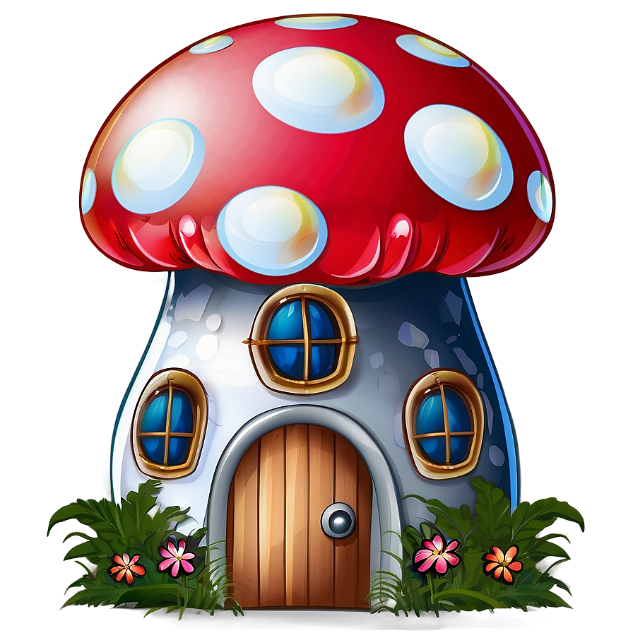 Mushroom House Clipart Png Ymp