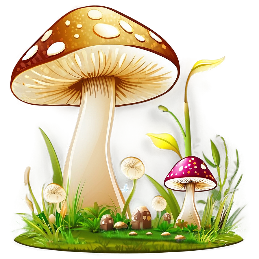 Mushroom Landscape Png 05032024
