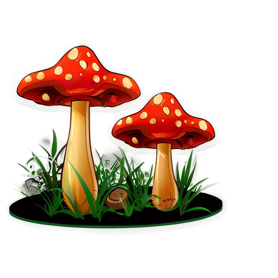 Mushroom Png Cartoon 05032024