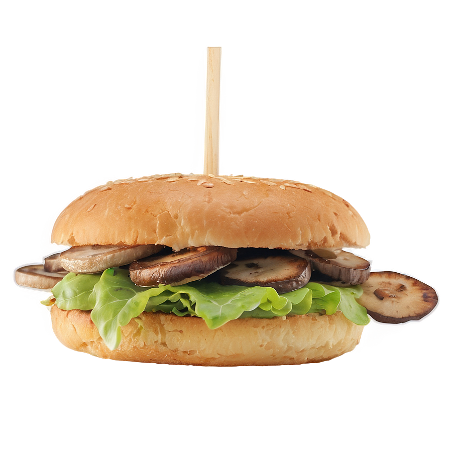 Mushroom Swiss Burger Png 05042024