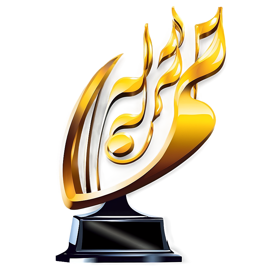 Music Award Trophy Png 05252024