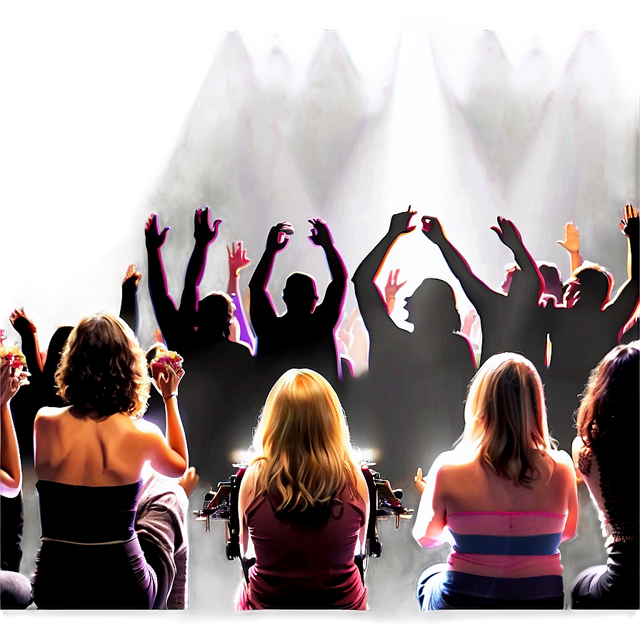 Music Concert Audience Clipart Png 76