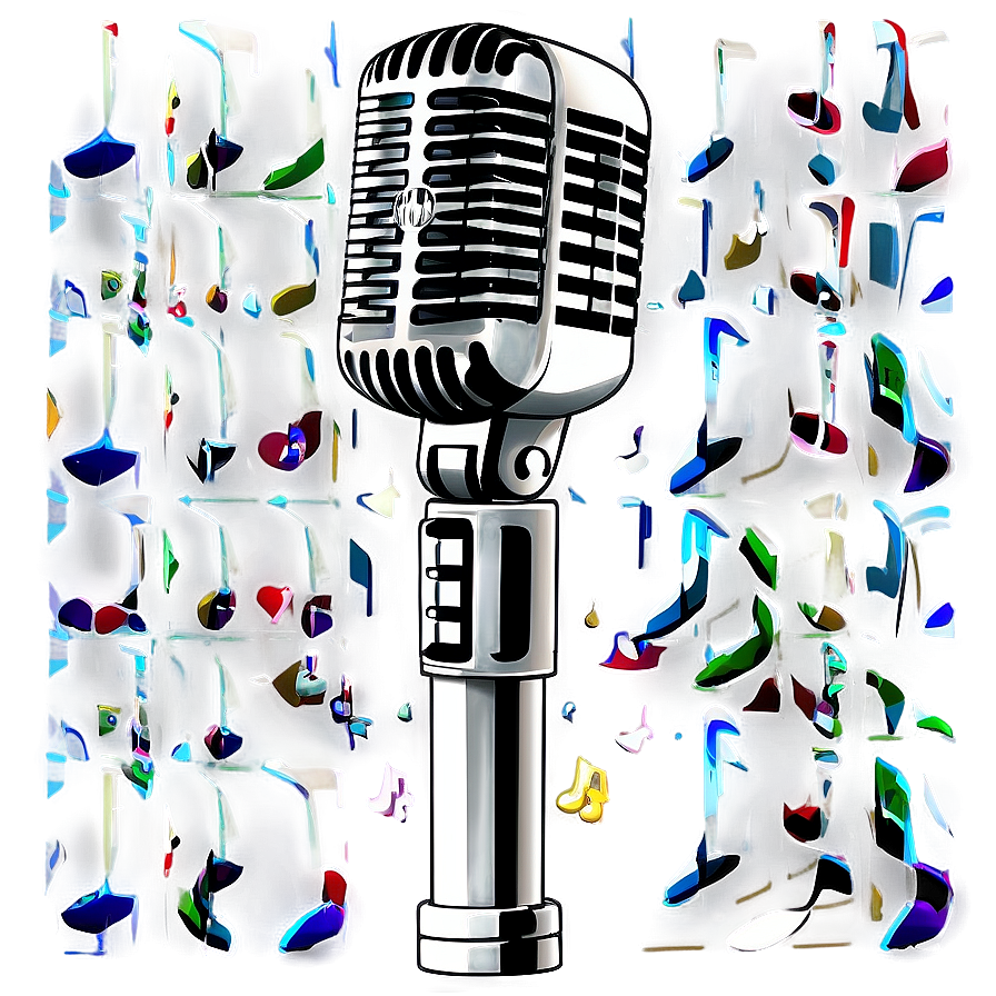 Music Microphone Clipart Png Qin