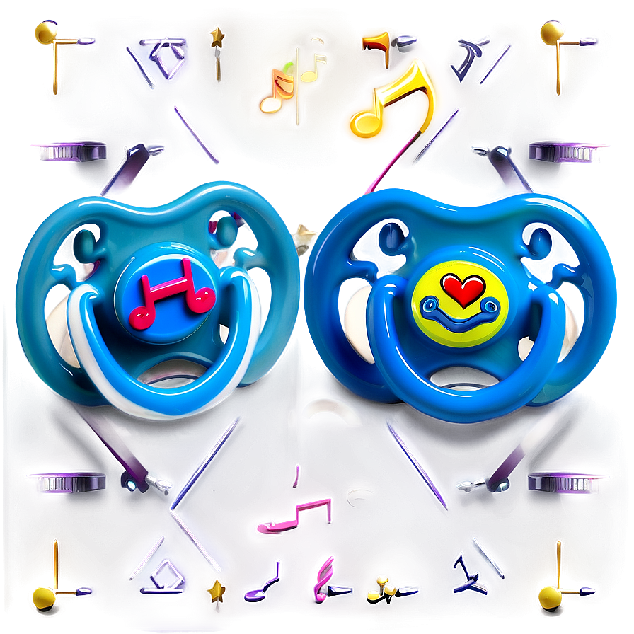 Musical Baby Pacifier Png Dqo