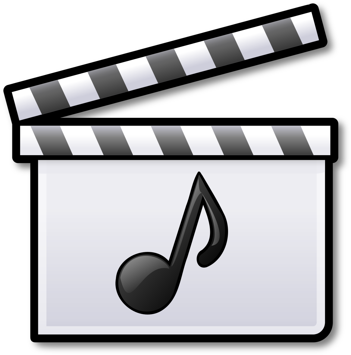 Musical Clapperboard Icon