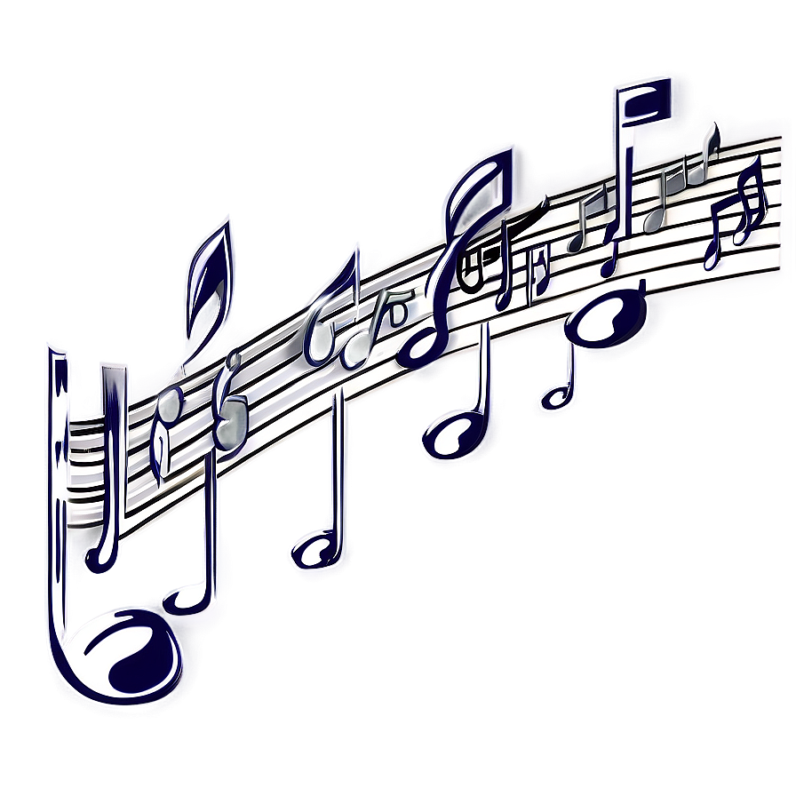 Musical Note With Notes Png 06122024