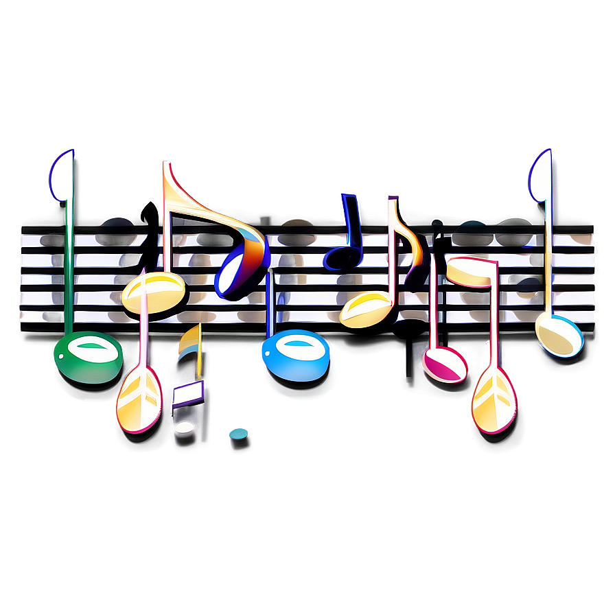 Musical Note With Notes Png Qkq73