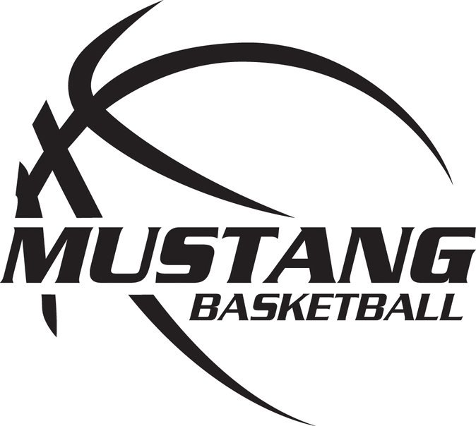 Mustang Basketball Logo