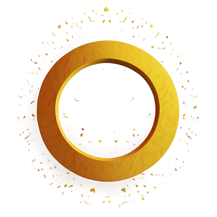 Mustard Yellow Circle Composition Png Ehu