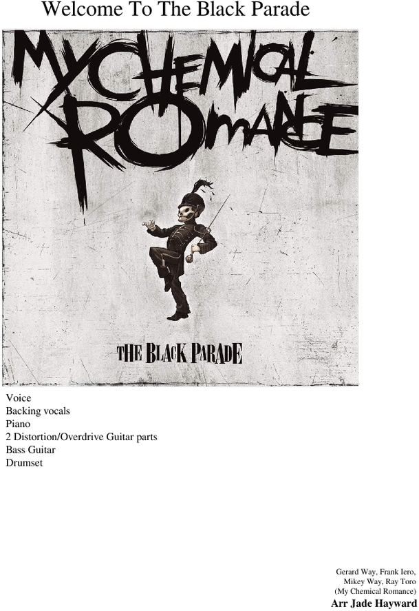 My Chemical Romance Black Parade Cover Art