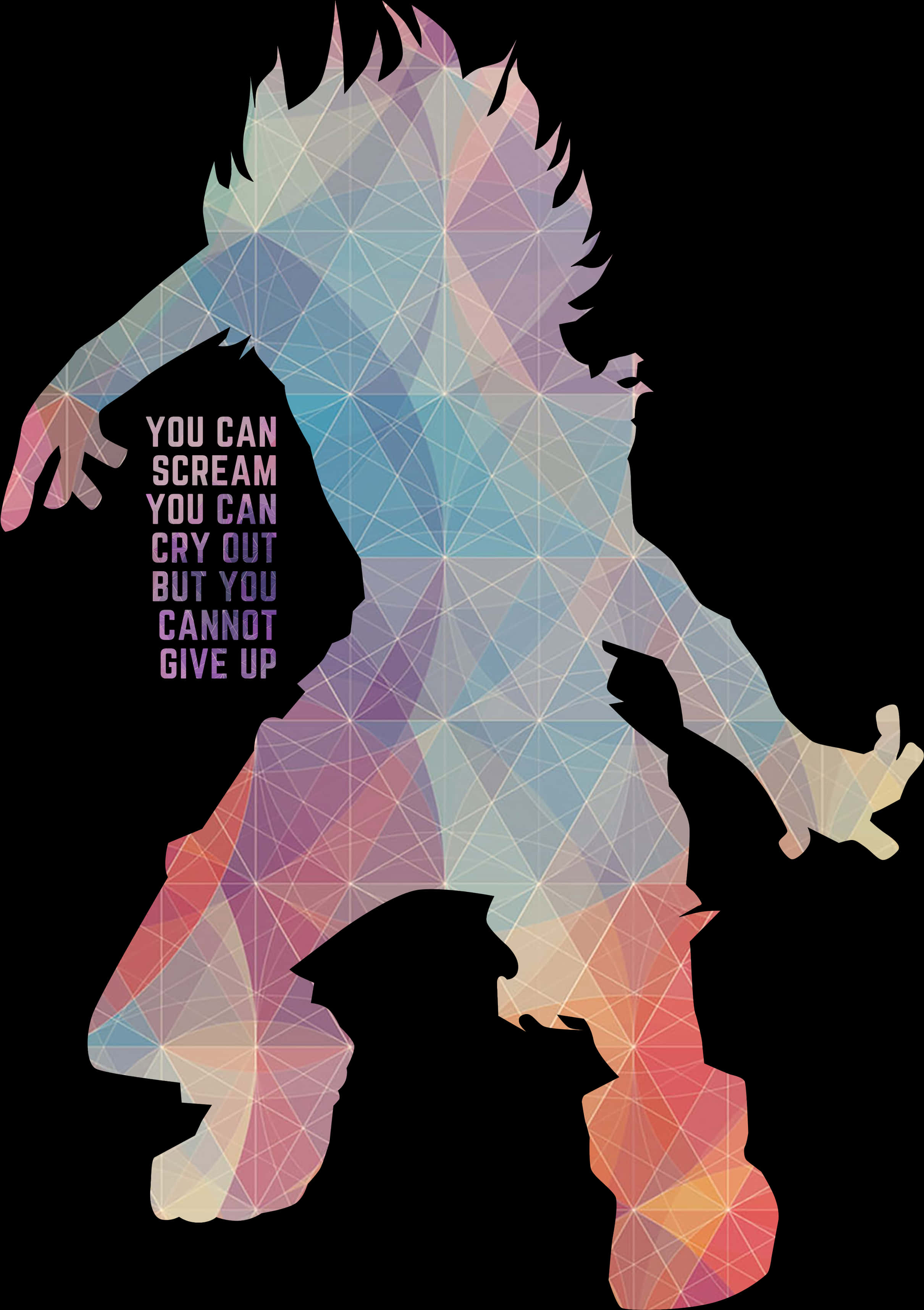 My Hero Academia Inspirational Silhouette Art