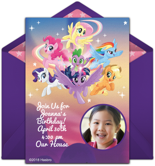 My Little Pony Birthday Invitation