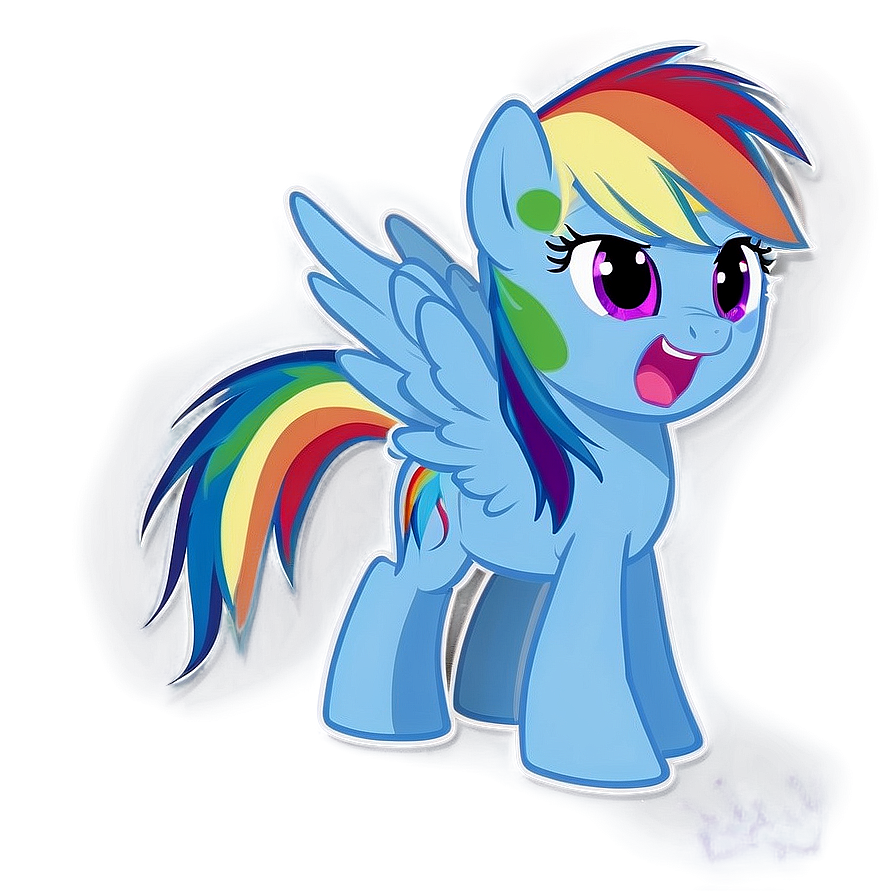 My Little Pony Rainbow Dash Png 05062024