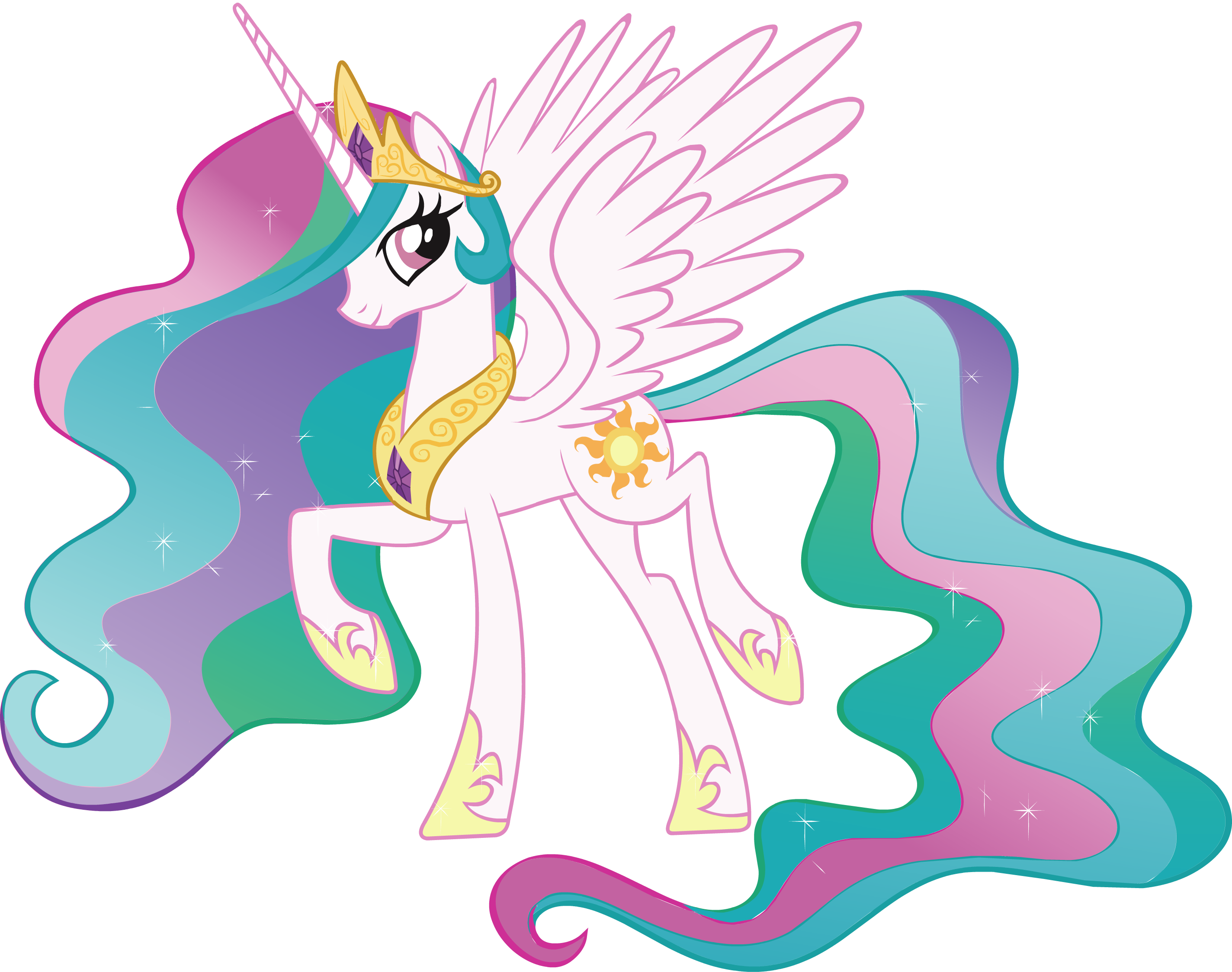 My Little Pony Unicorn Pegasus Illustration