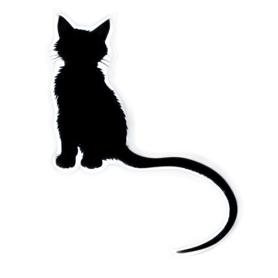 Mysterious Cat Silhouette Png 06122024