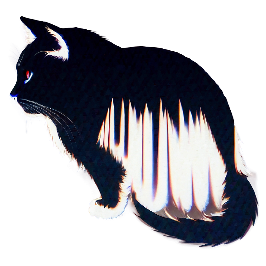 Mysterious Cat Silhouette Png 13